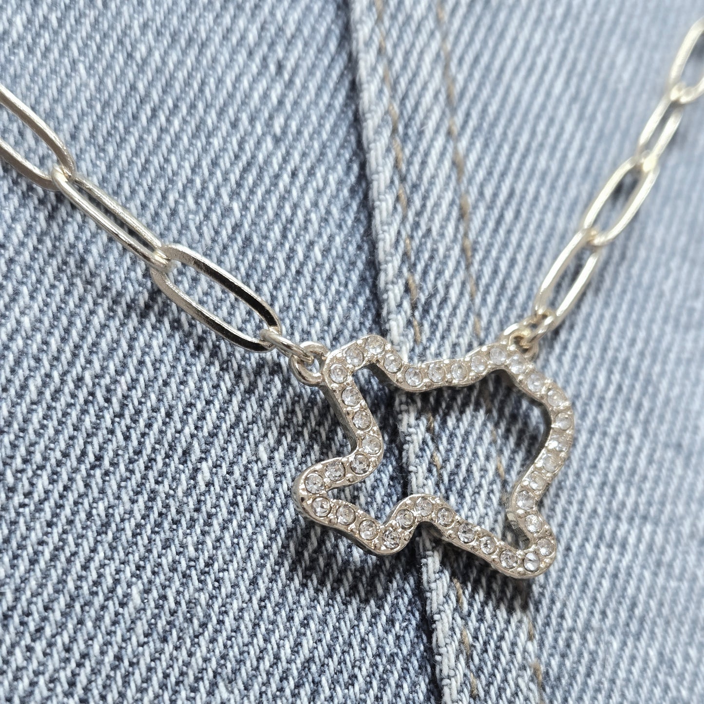 N0548 HN4765 Texas Pendant Necklace