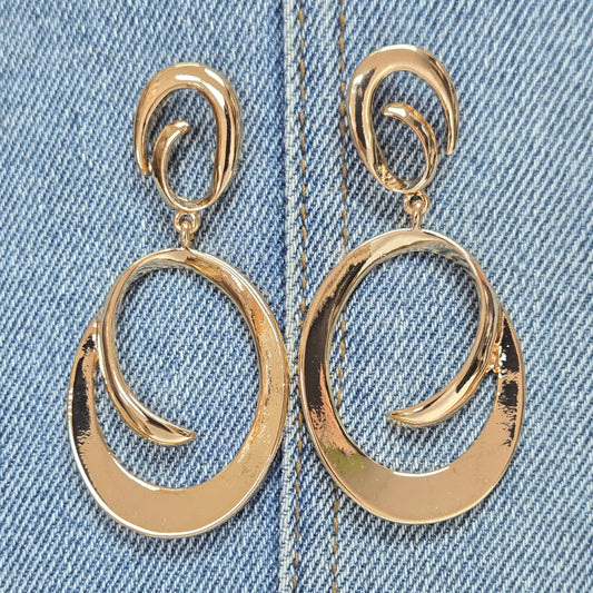 E1214 IE2477 Drop Dangle Post Earrings