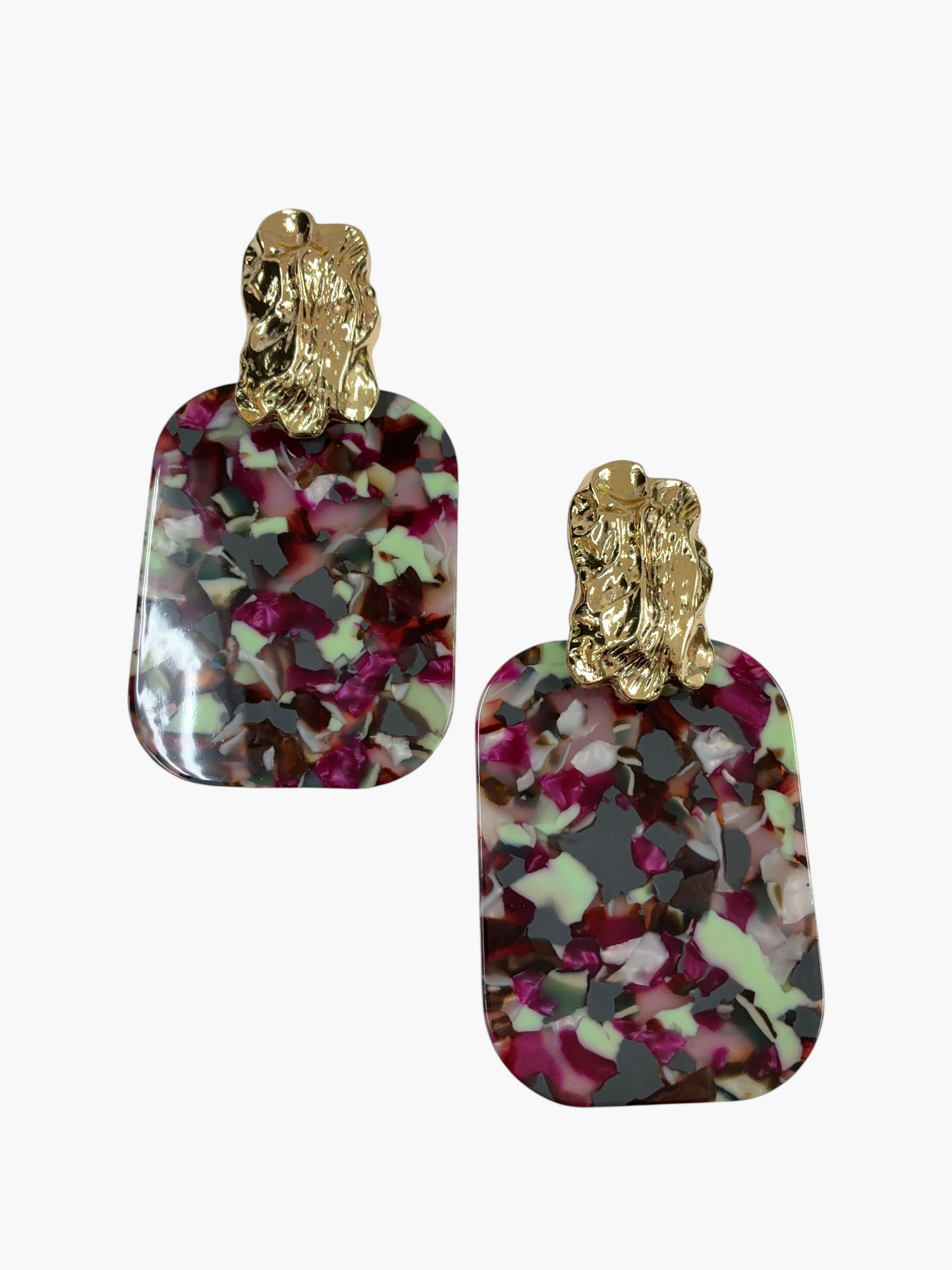 E2216 | Acrylic Post Earrings | KE2933