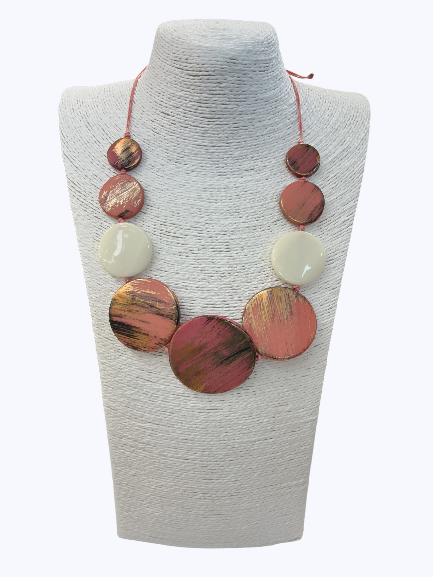 Oversized Acrylic Disc Necklace | N5253