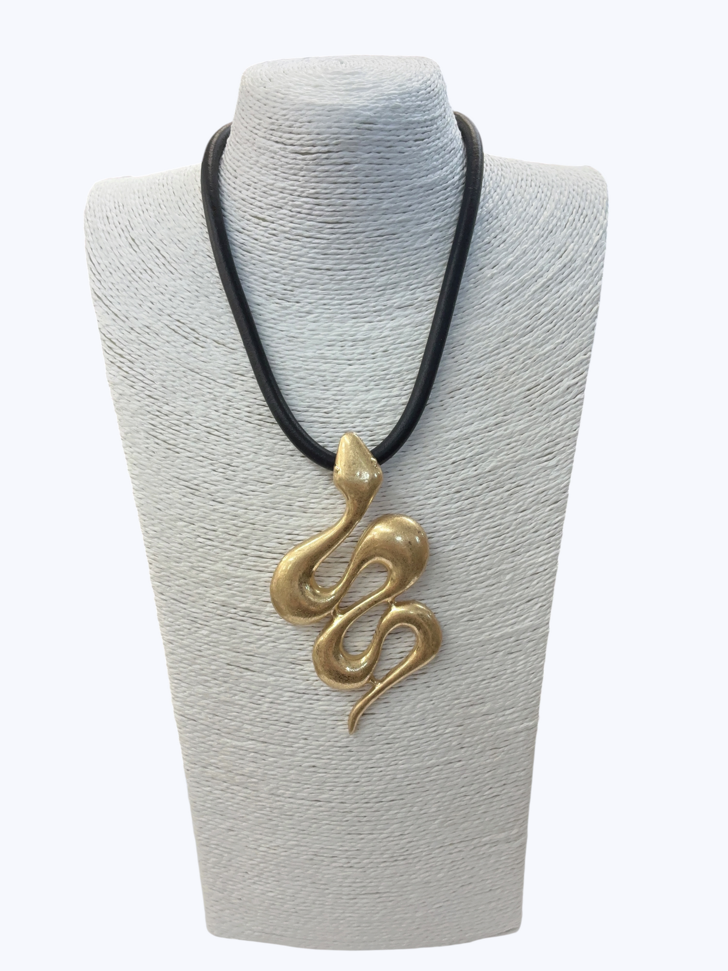 Snake Pendant Cord Necklace | N5358