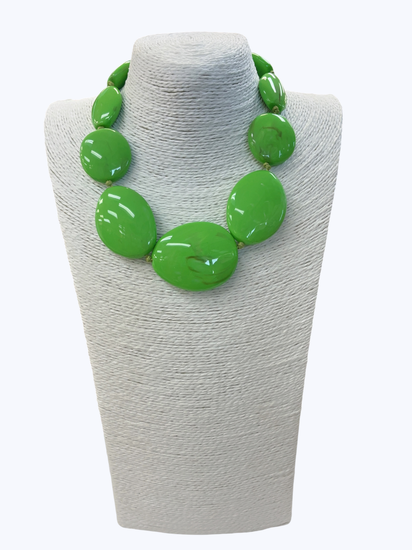 Large Oval Bead Necklace | N5356