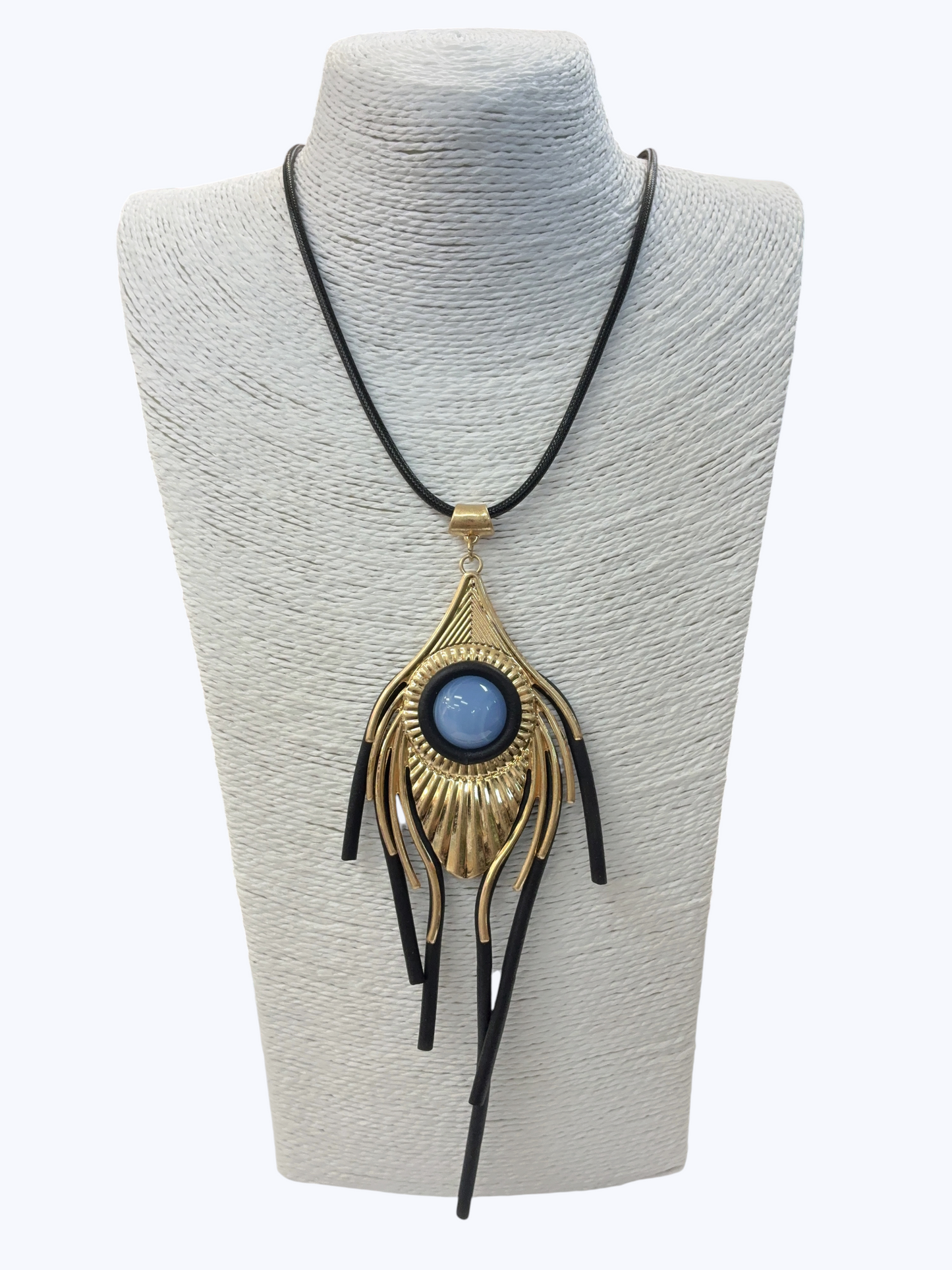 Long Feather Pendant Necklace | N5352