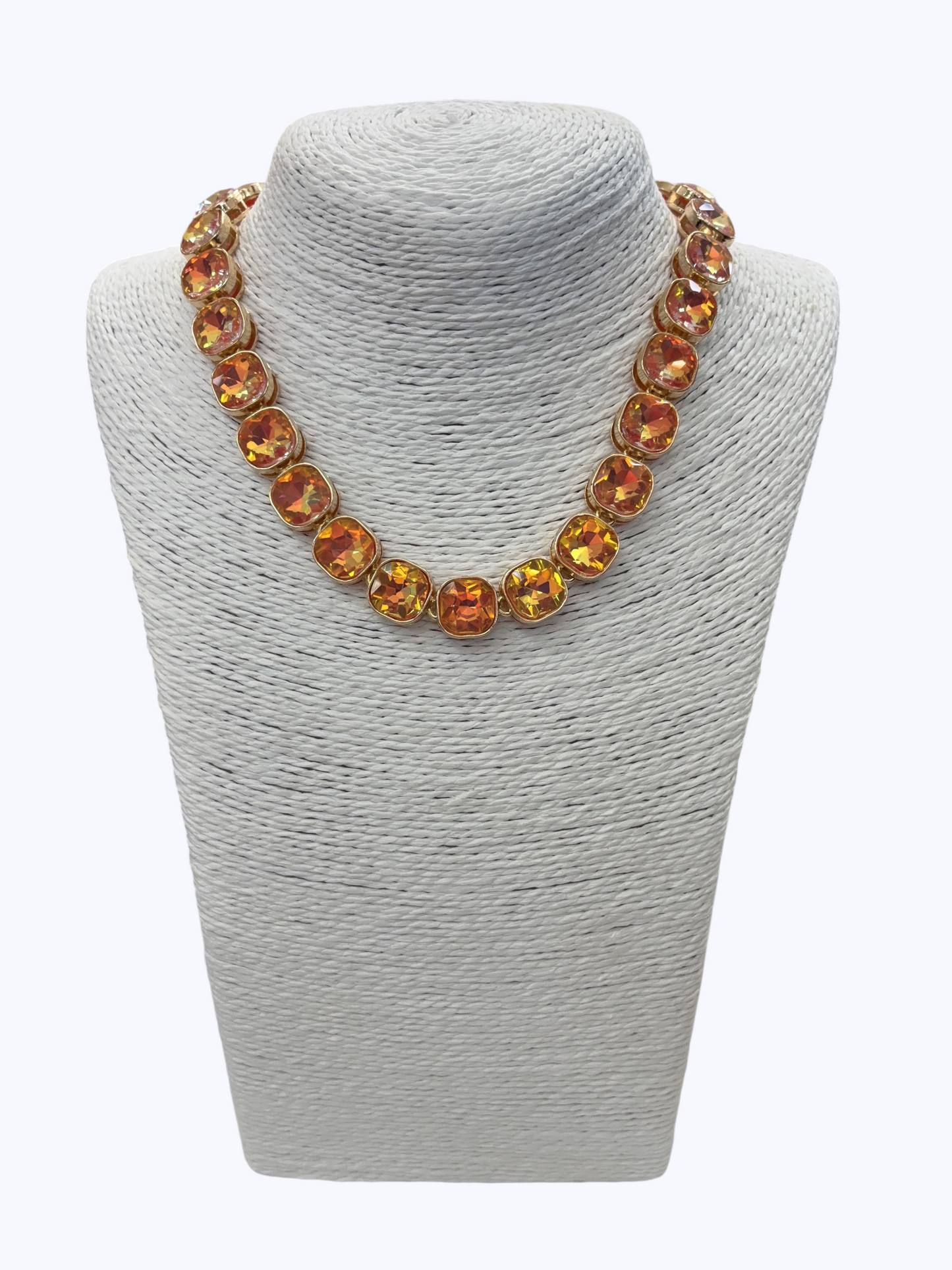 Opal Stone Link Necklace | N5375