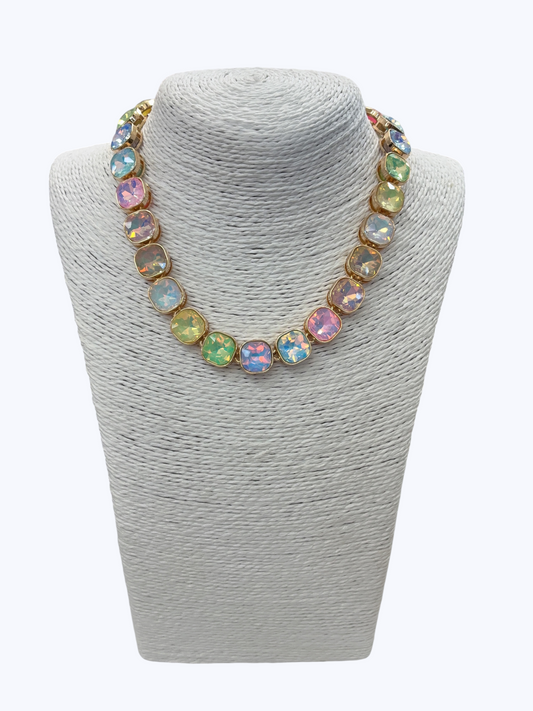 Opal Stone Link Necklace | N5375