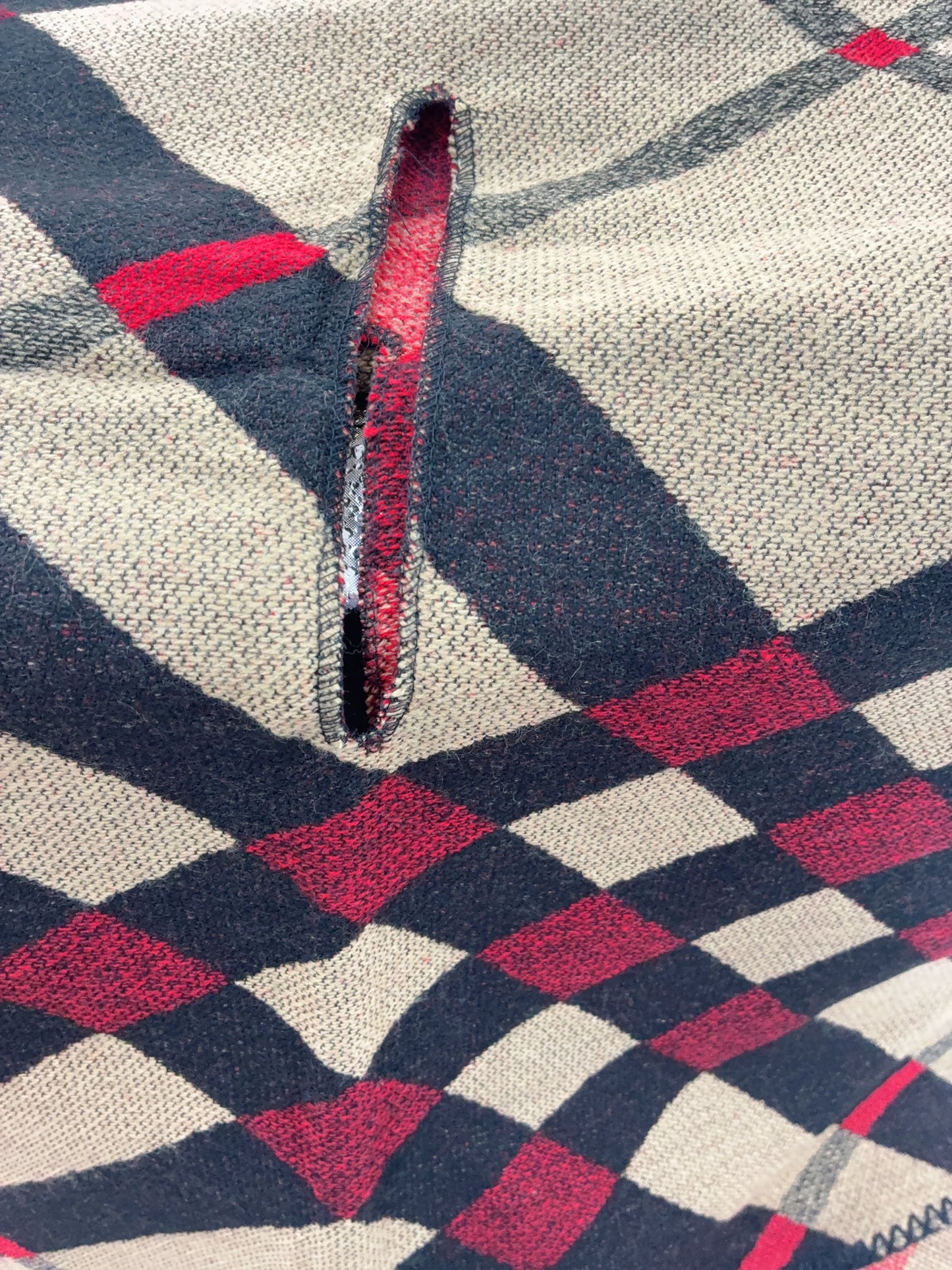Classic Plaid Poncho | PC111