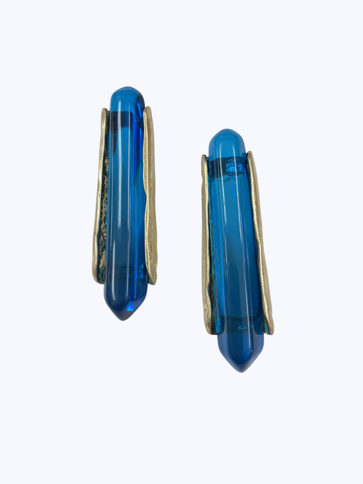 Sculptural Crystal Bar Earrings | E2613