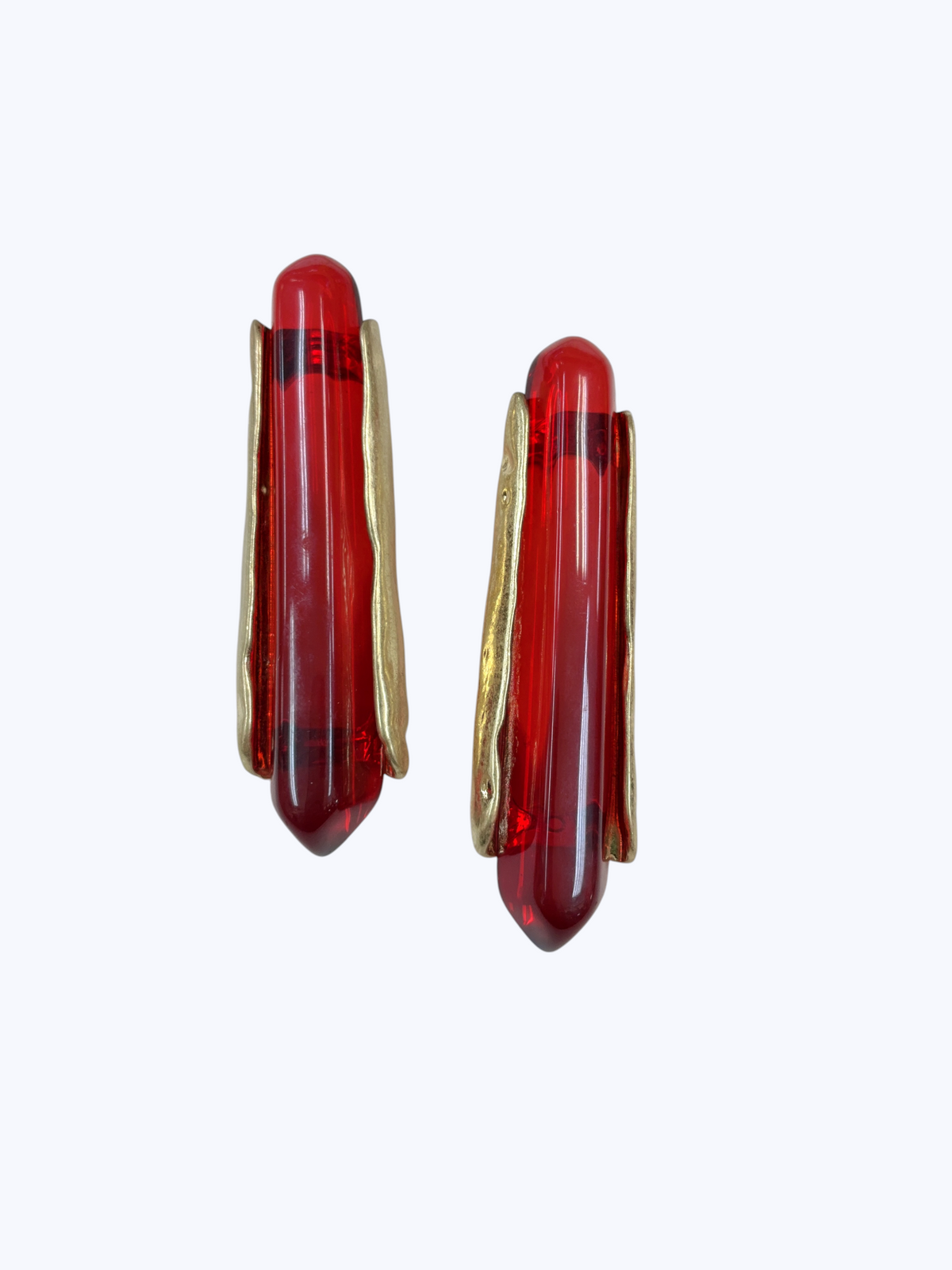 Sculptural Crystal Bar Earrings | E2613
