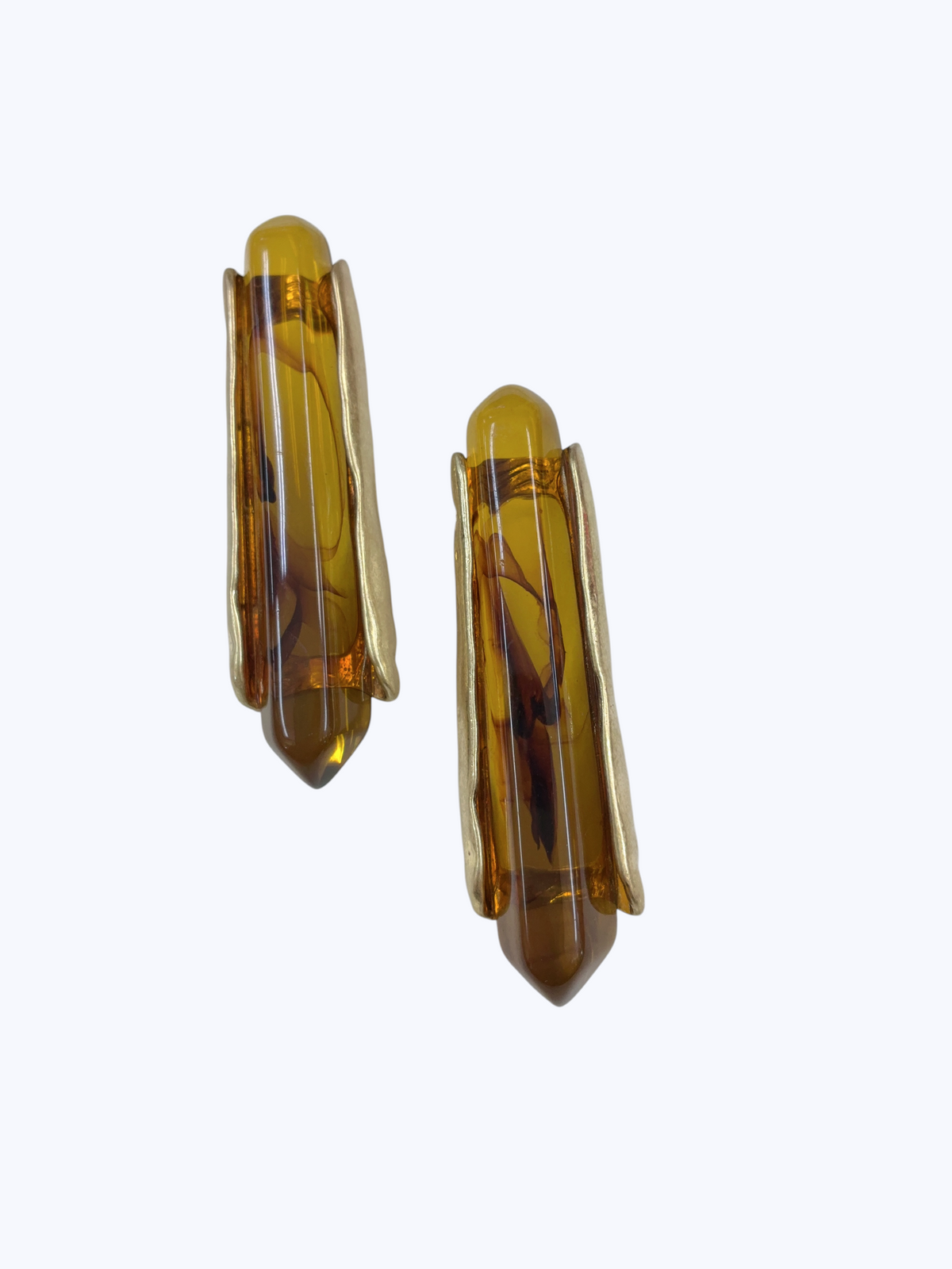 Sculptural Crystal Bar Earrings | E2613