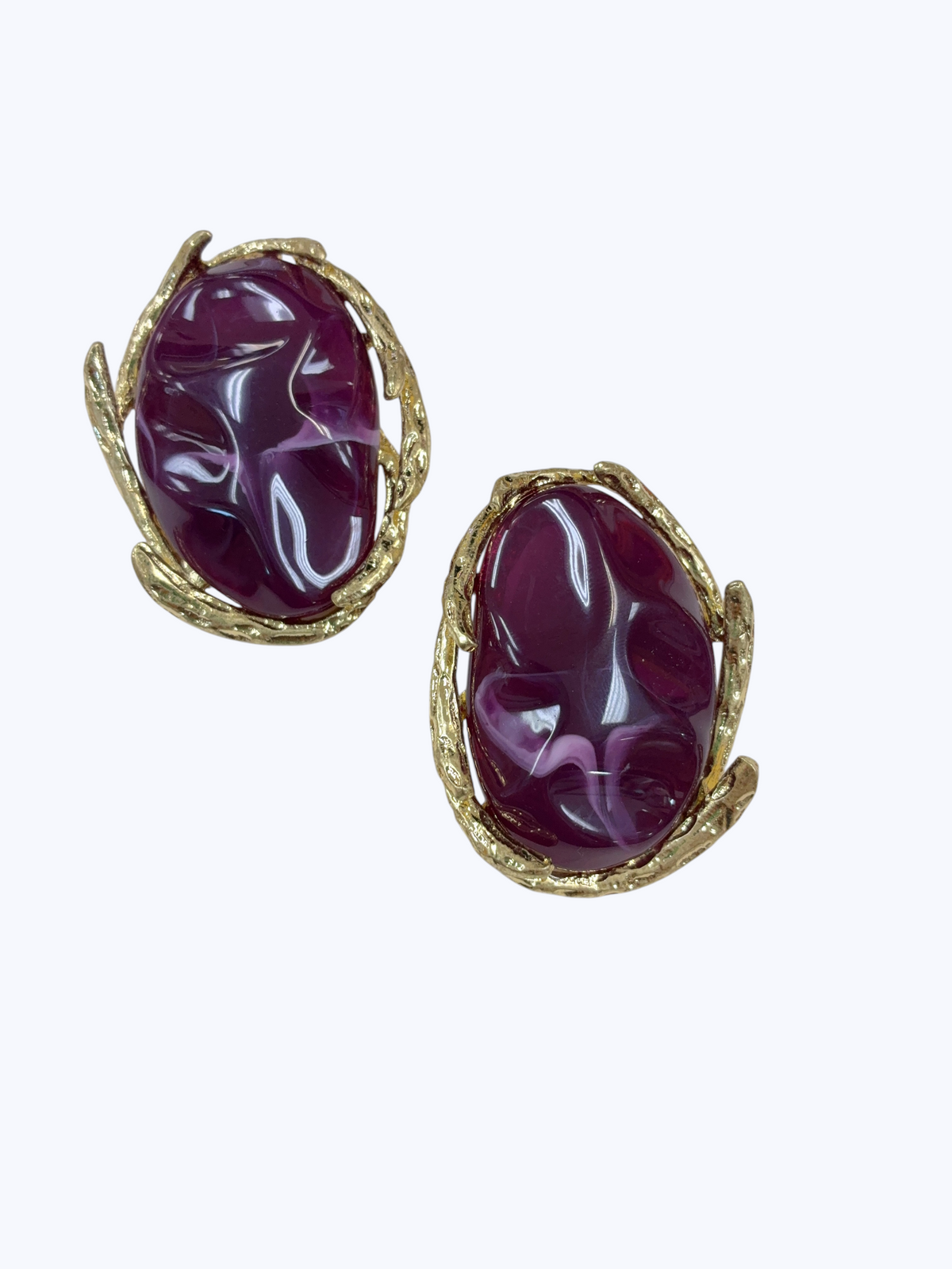 Textured Resin Earrings | E2625