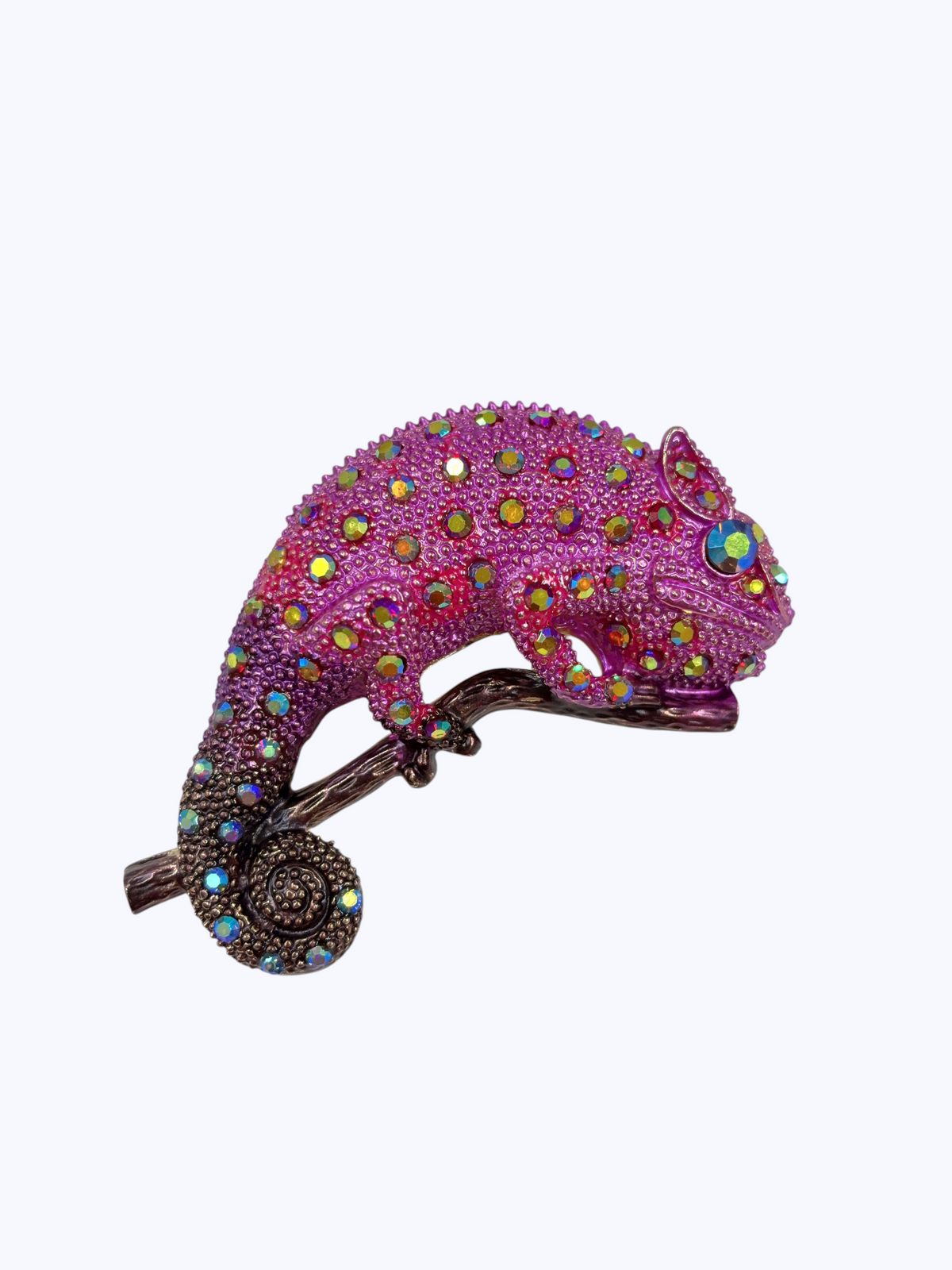 Crystal Chameleon Accent Brooch | BR0479