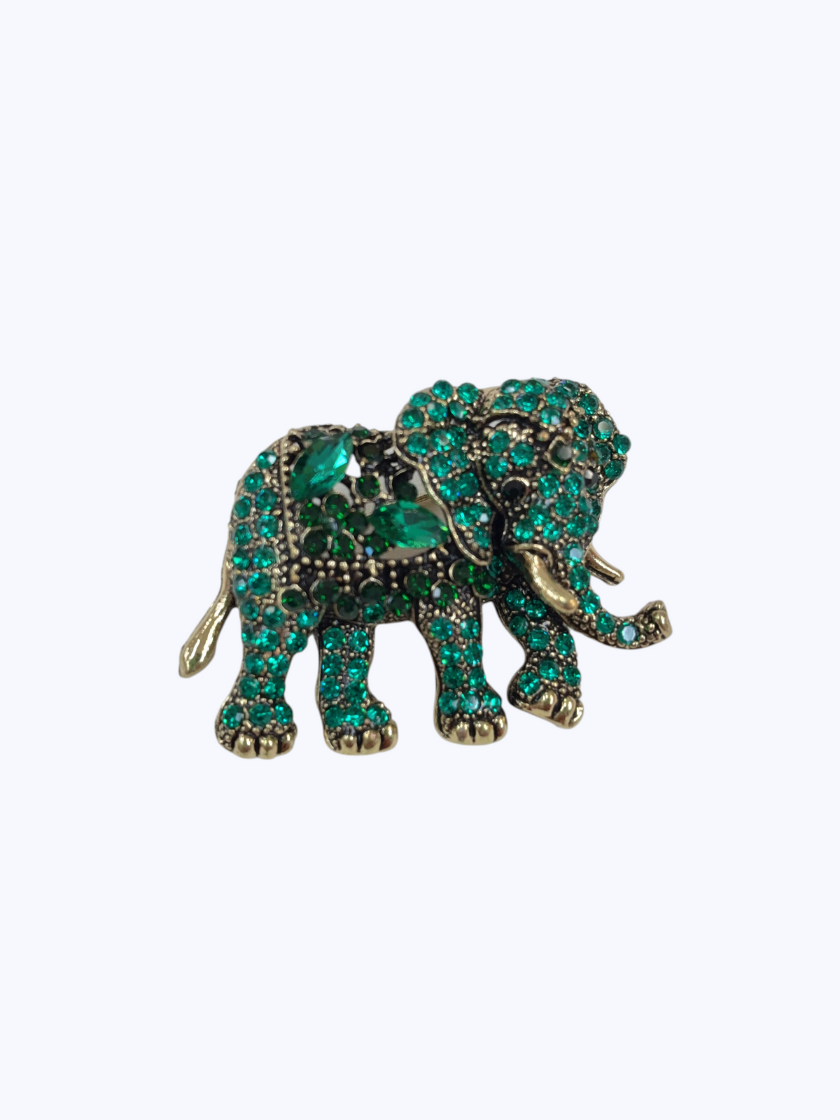Sparkling Elephant Brooch | BR0146