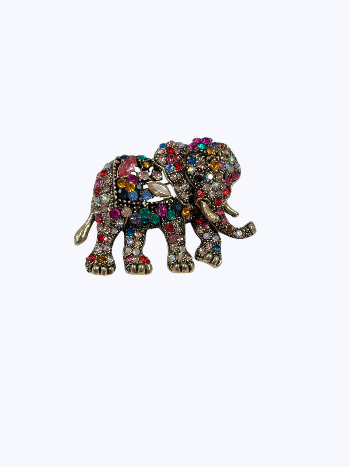 Sparkling Elephant Brooch | BR0146