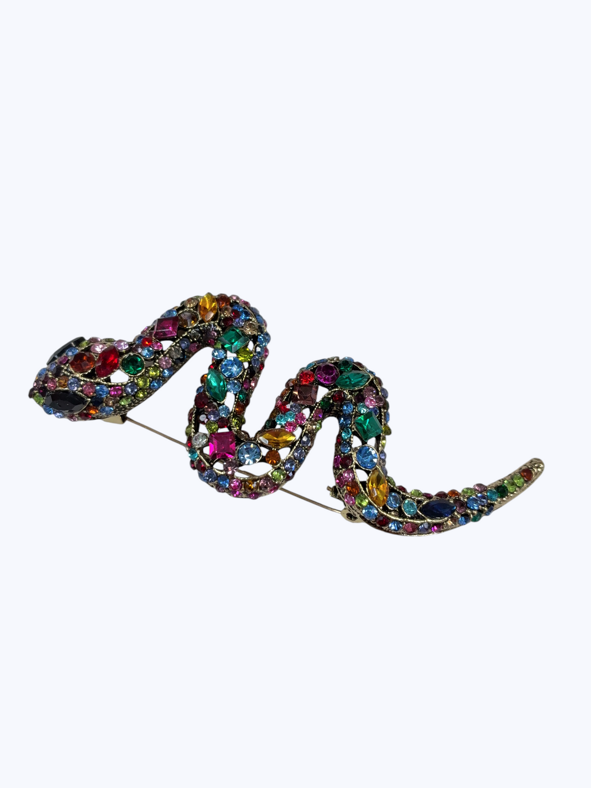 Jeweled Snake Brooch | BR0069