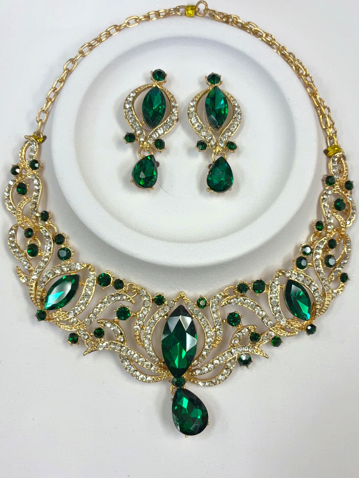 Grand Empress Statement Necklace Set | N5000