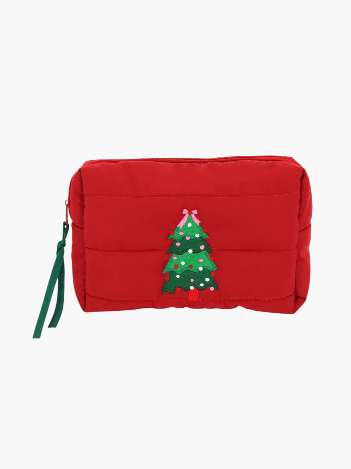 Christmas Tree Quilted Pouch | P0035