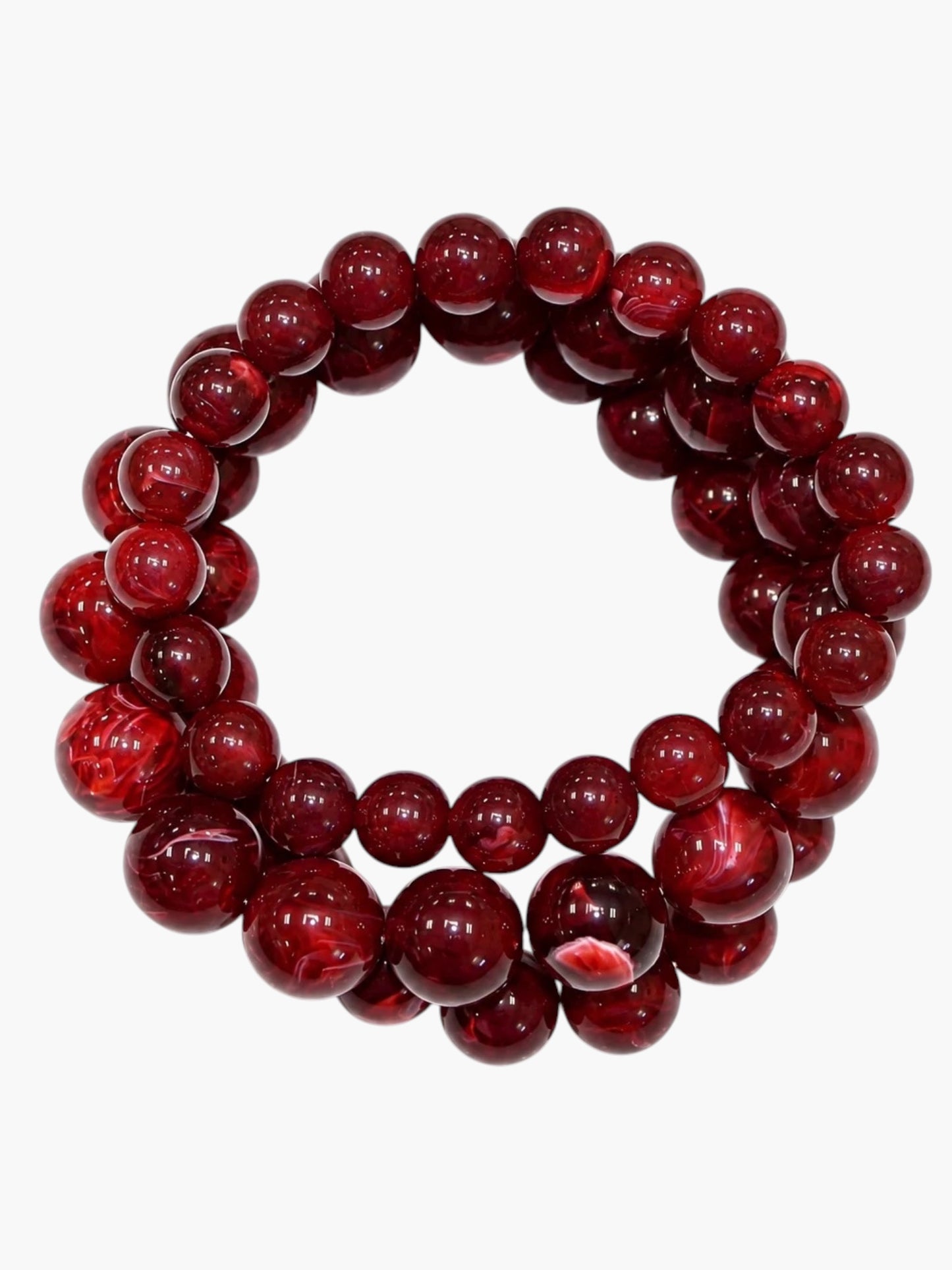 Marbled Acrylic Bead Bracelet | B0566
