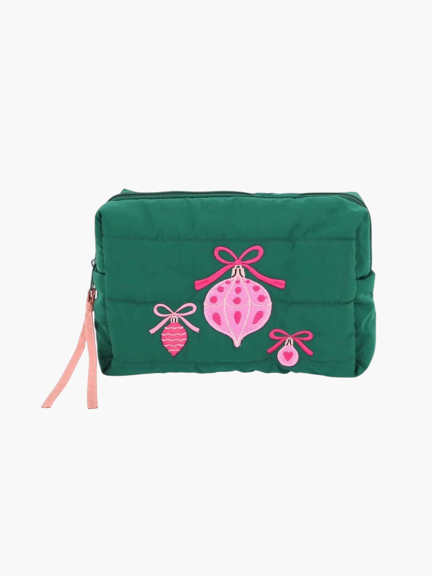 Holiday Ornament Quilted Pouch | P0033