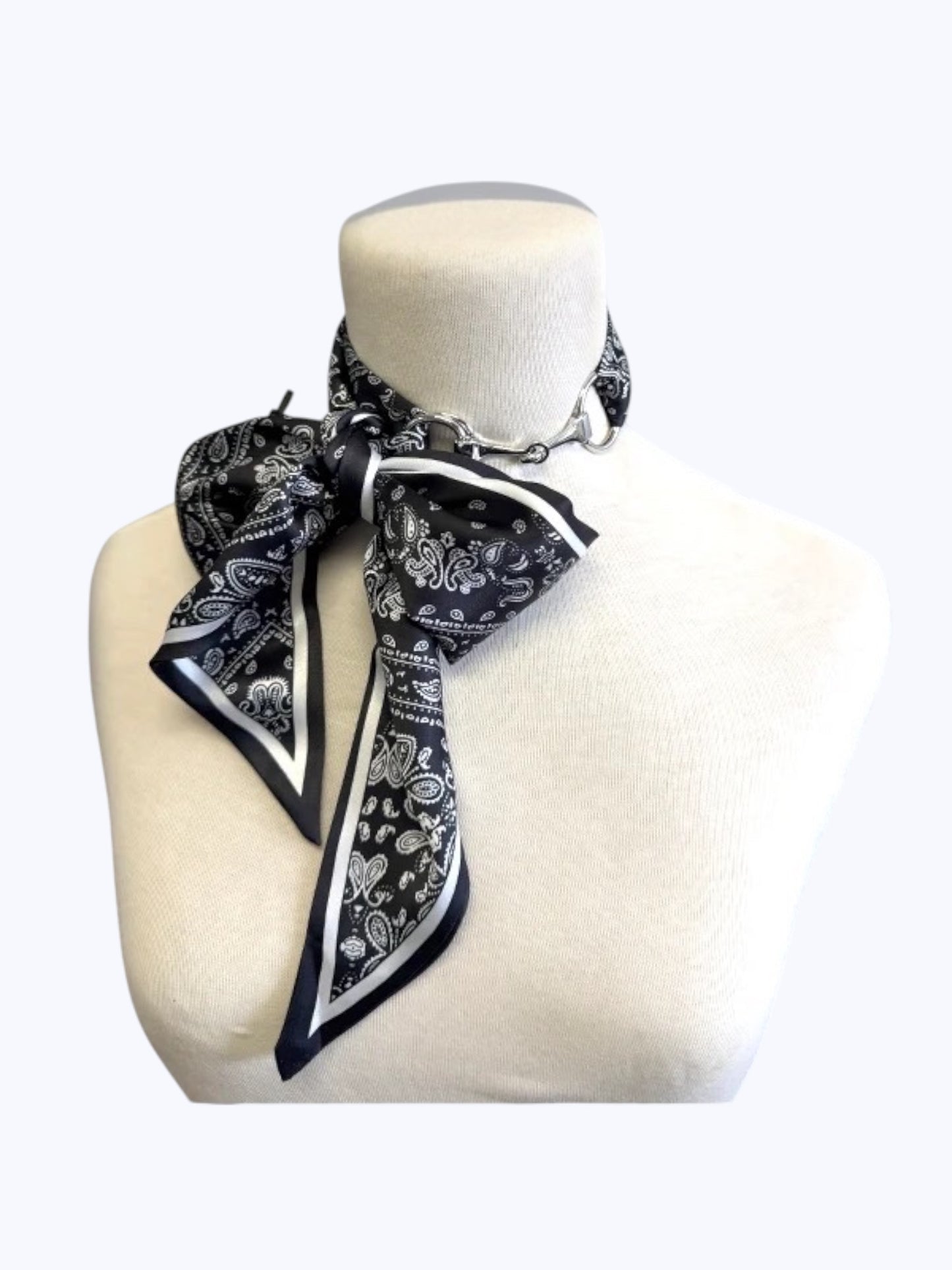 Paisley Bow Scarf Necklace | SN0003