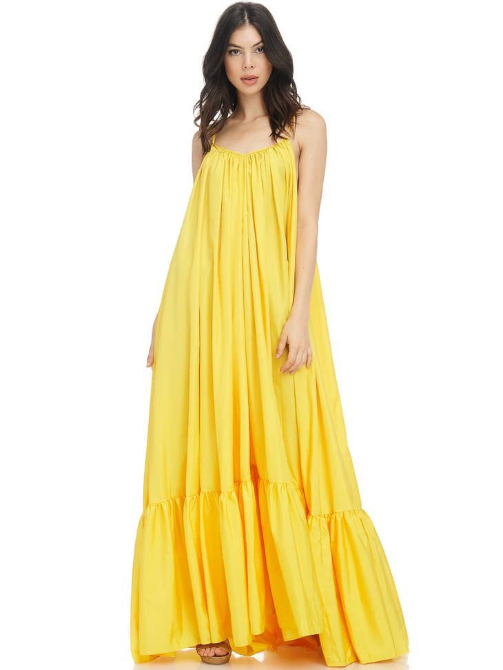 Rideau Dress with Black Open