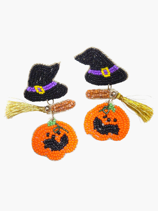 E1552 136524 Halloween dangle Earrings