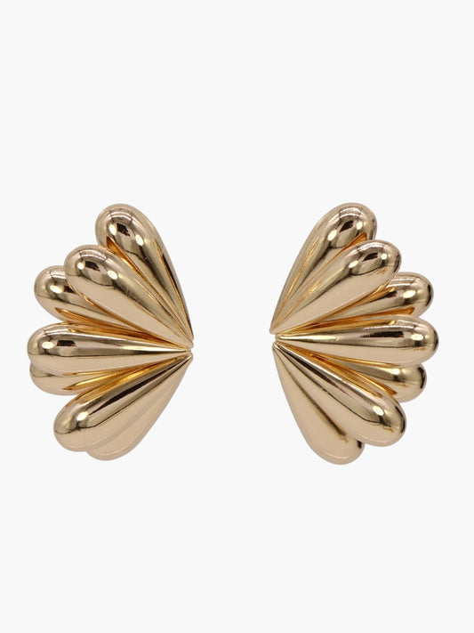 Modern Fan Stud Earrings | E2646