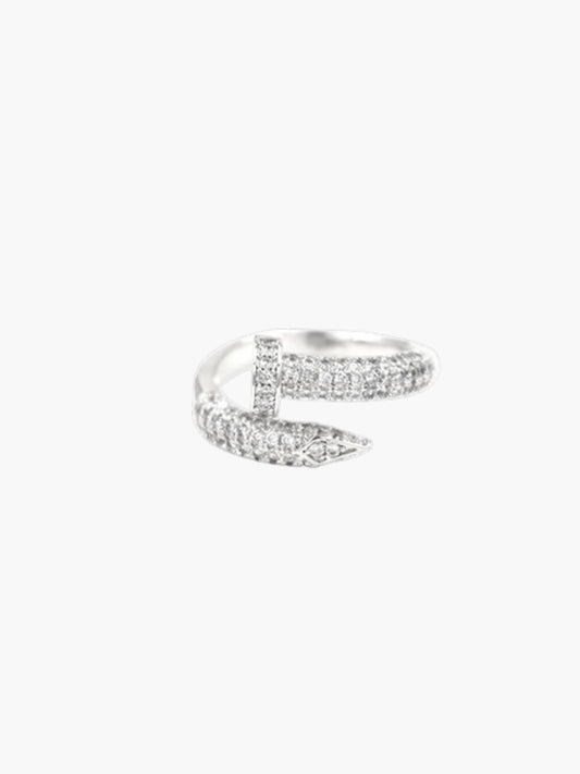 R0129 | Pave Nail Wrap Ring | KR2148