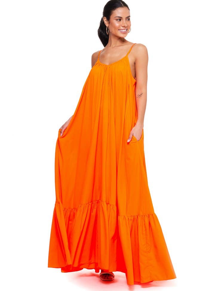 Rideau Dress with Black Open