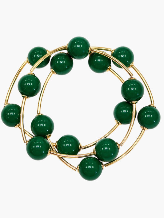 Chunky Acrylic Bubble Bead Bracelet - B0561