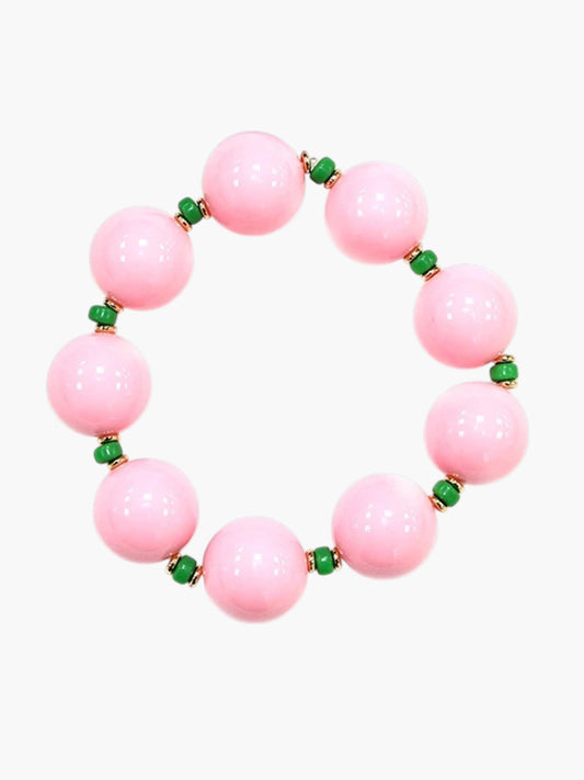 Oversized Acrylic Bubble Bead Bracelet - B0558