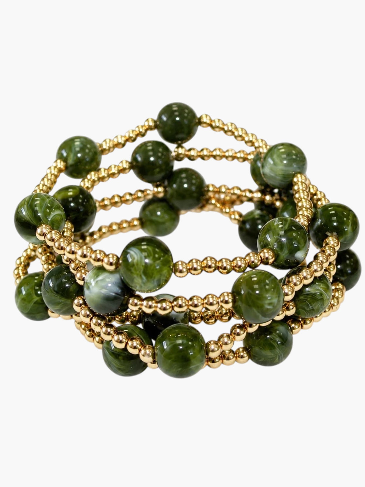 Multi Strand Bubble Bead Bracelet - B0557