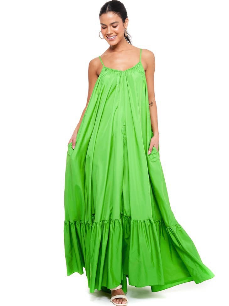 Rideau Dress with Black Open