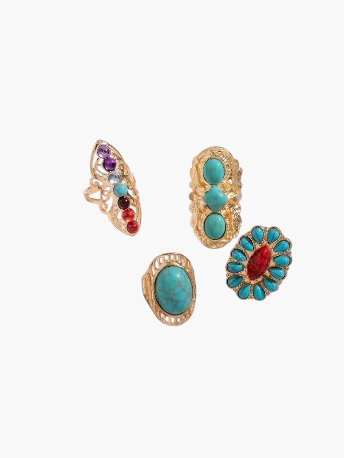 Turquoise Stone Antique Ring  |Z R NH3702