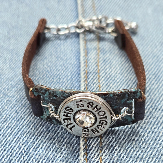 B0199 JB0281 Bullet Design Wrap Bracelet