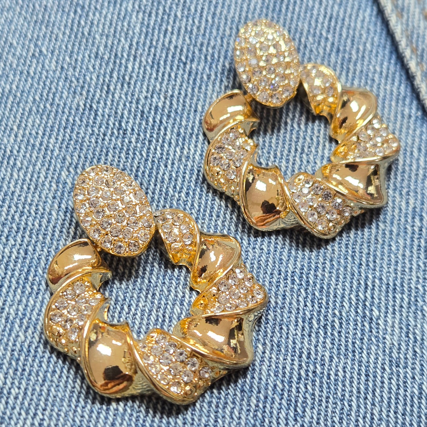 E1282 JE7060 Drop Dangle Post Earrings