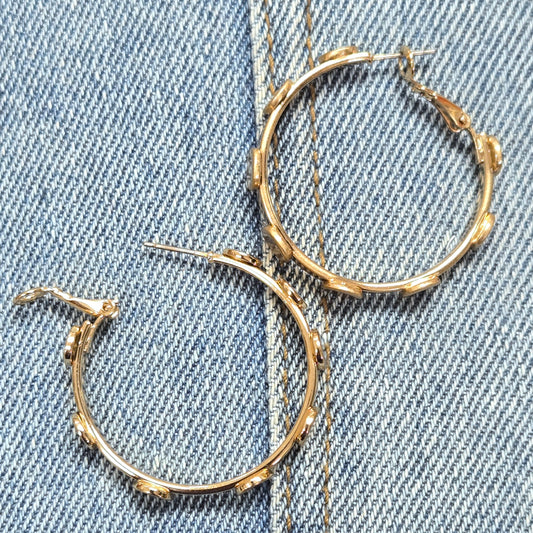 E1315 JE9234 Hoop Style Earrings