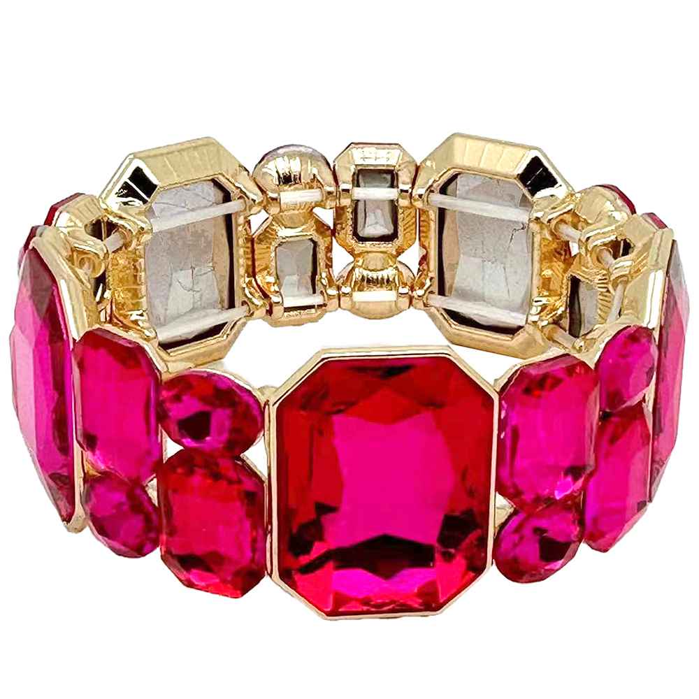 Ornate Gemstone Accent Bracelet | B0581