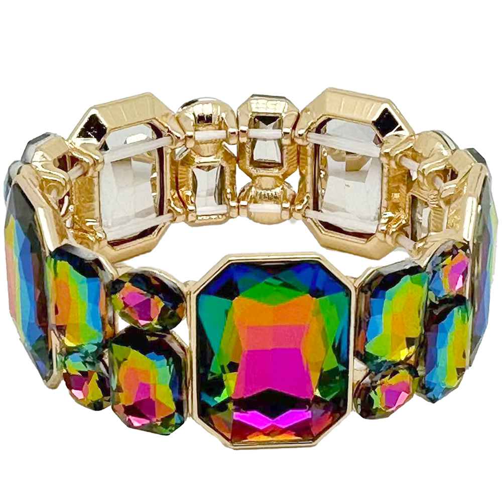 Ornate Gemstone Accent Bracelet | B0581