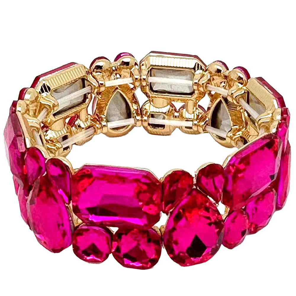 Geometric Jeweled Bracelet | B0582