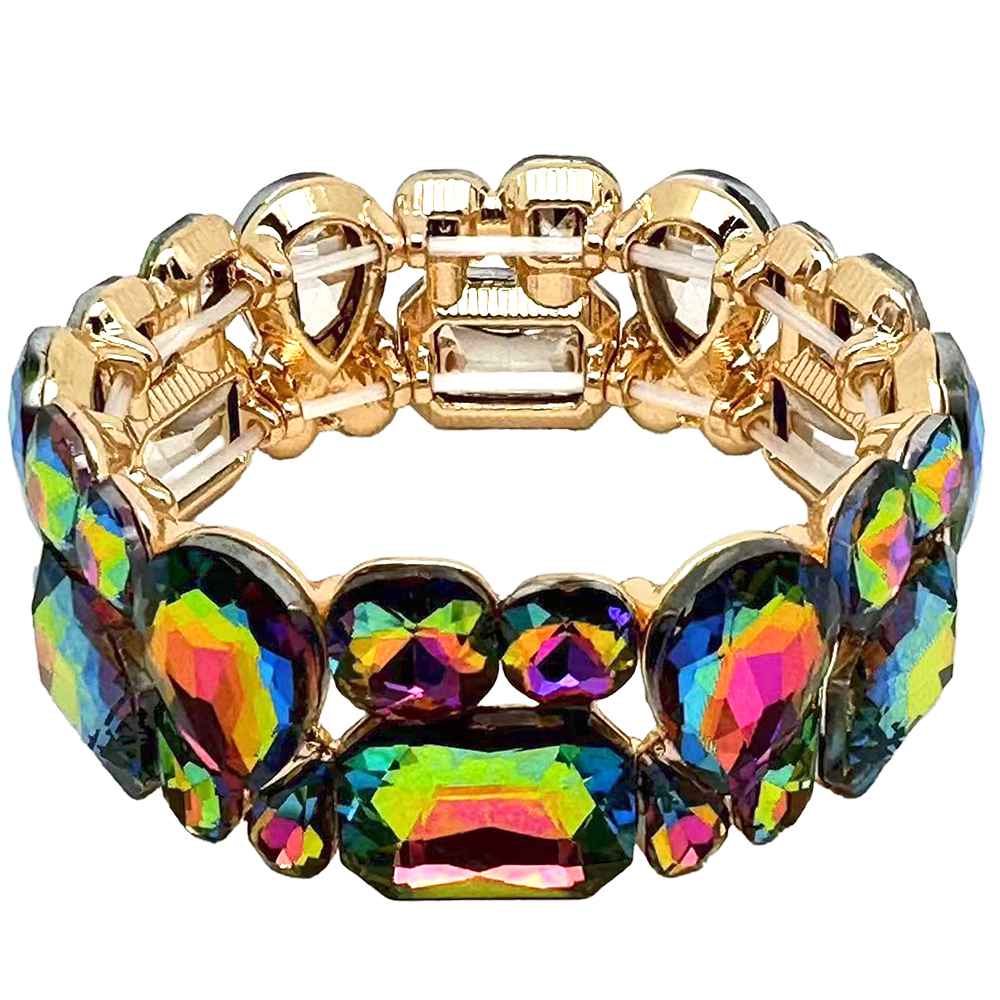 Geometric Jeweled Bracelet | B0582