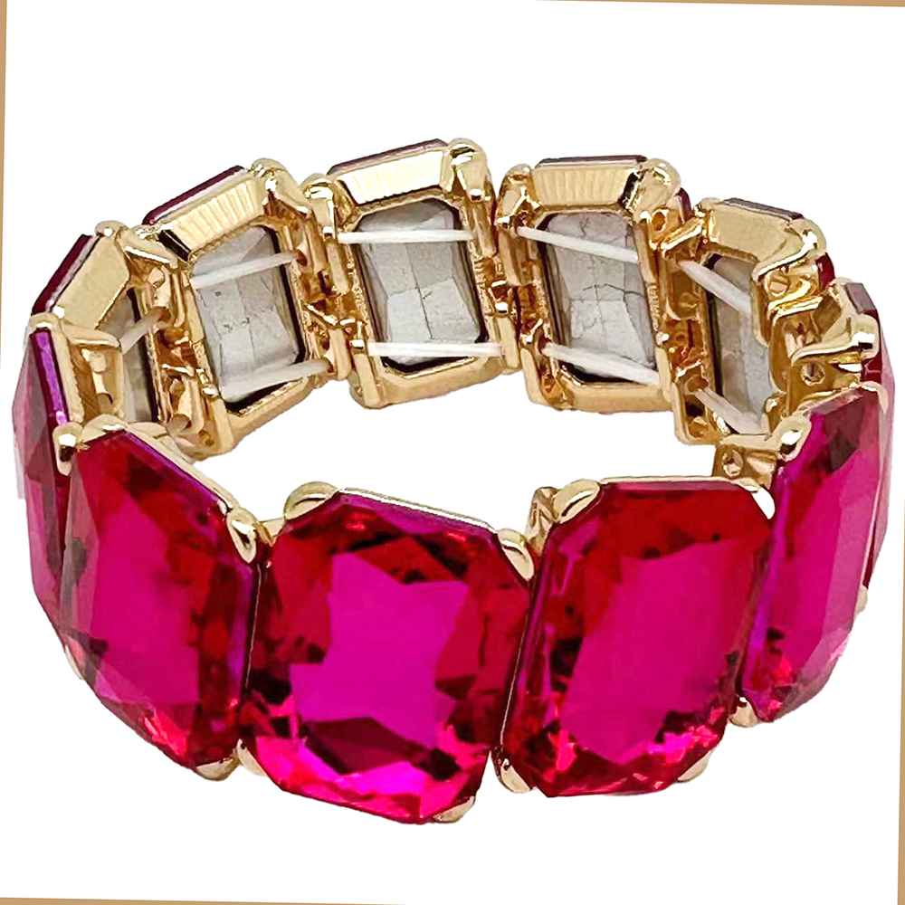 Oversized Crystal Link Bracelet | B0095