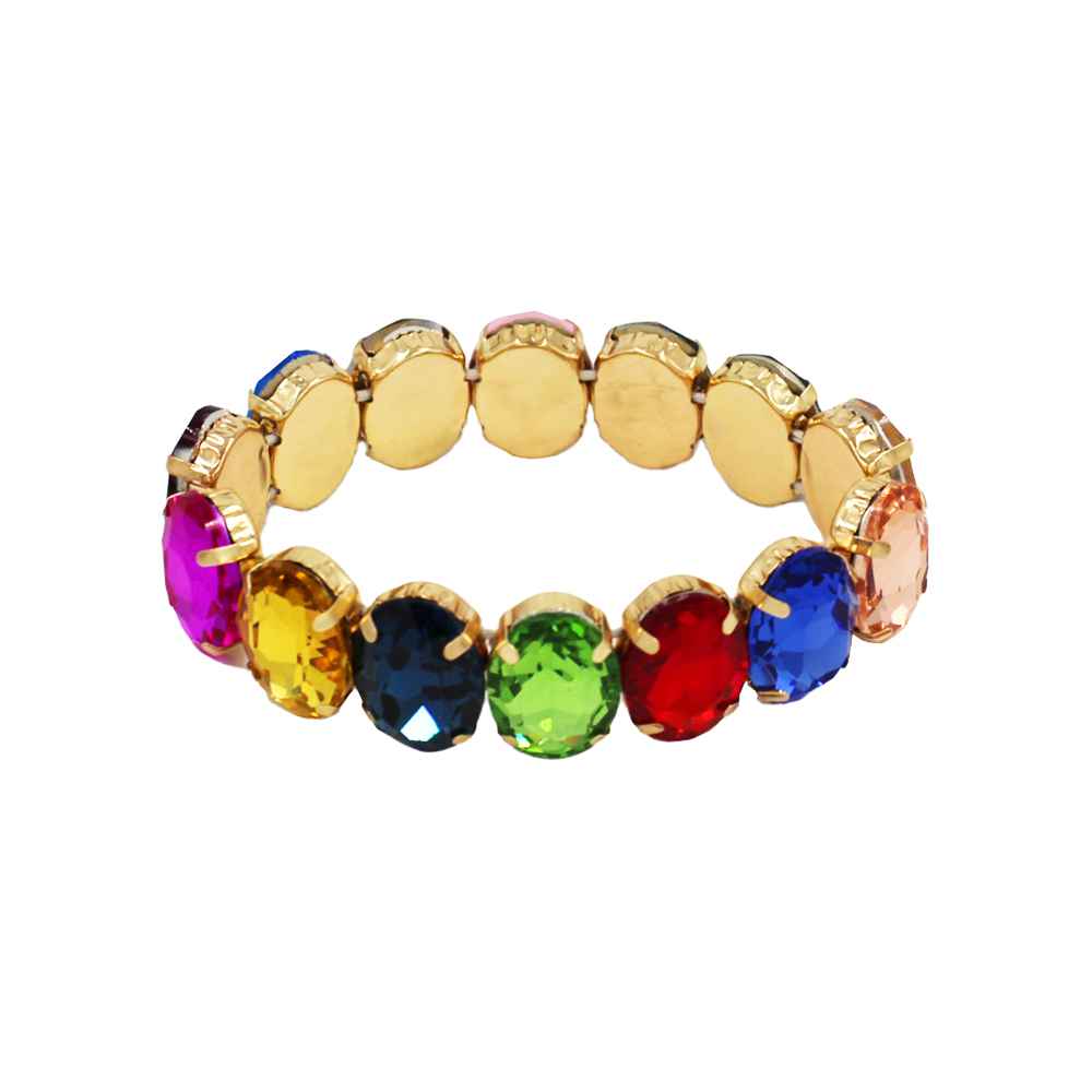 Vibrant Crystal Accent Bracelet | B0585