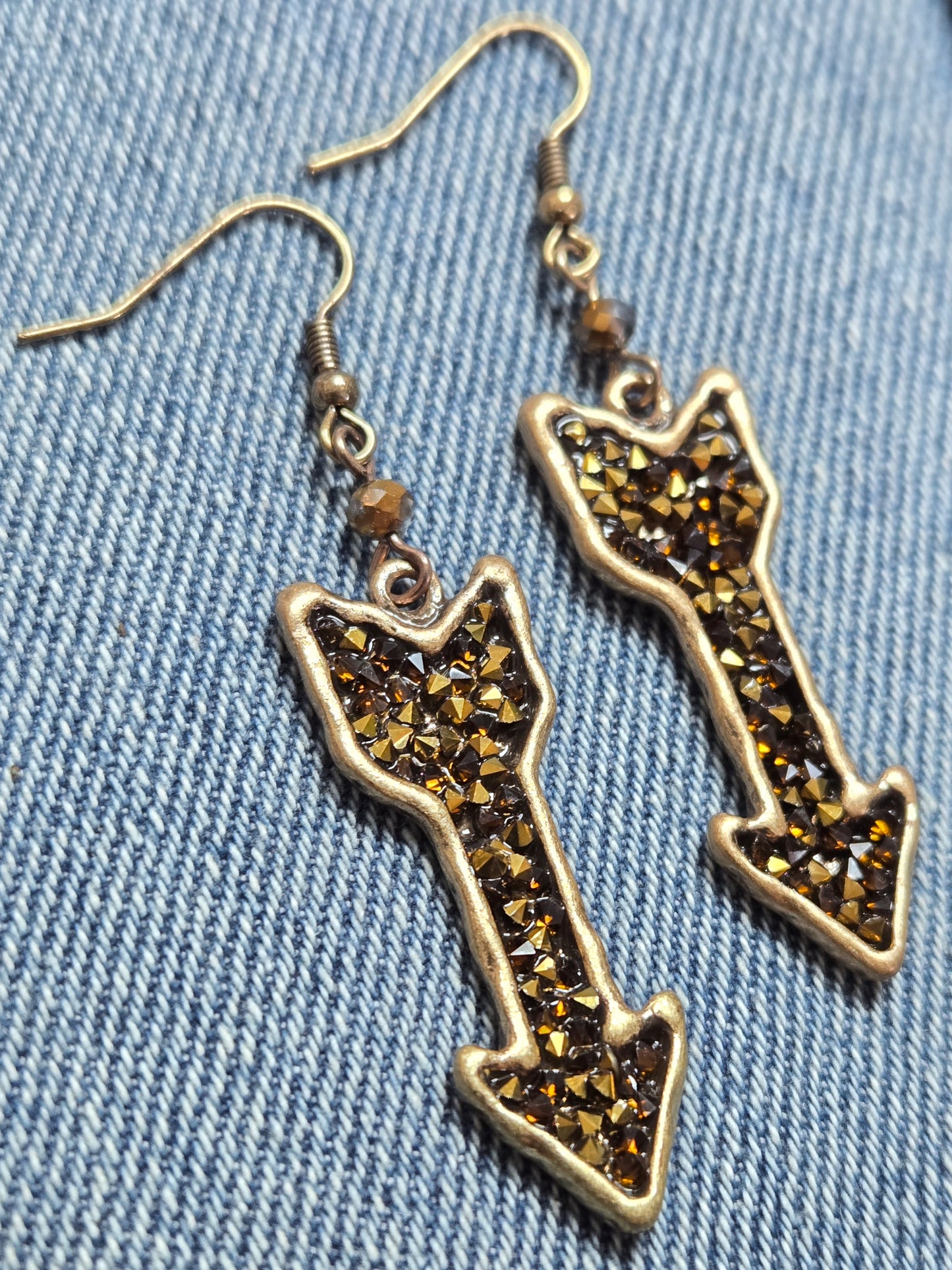 E1181 KE0166 Arrow design Drop Dangle Hook Earrings