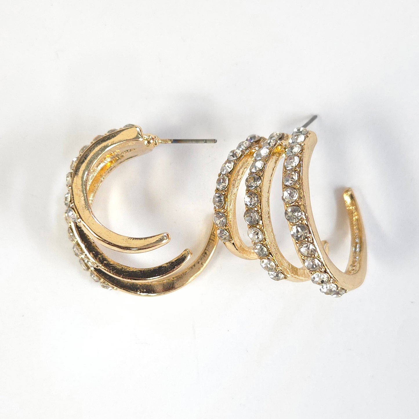 E1457 KE1050 Hoop Post Earrings