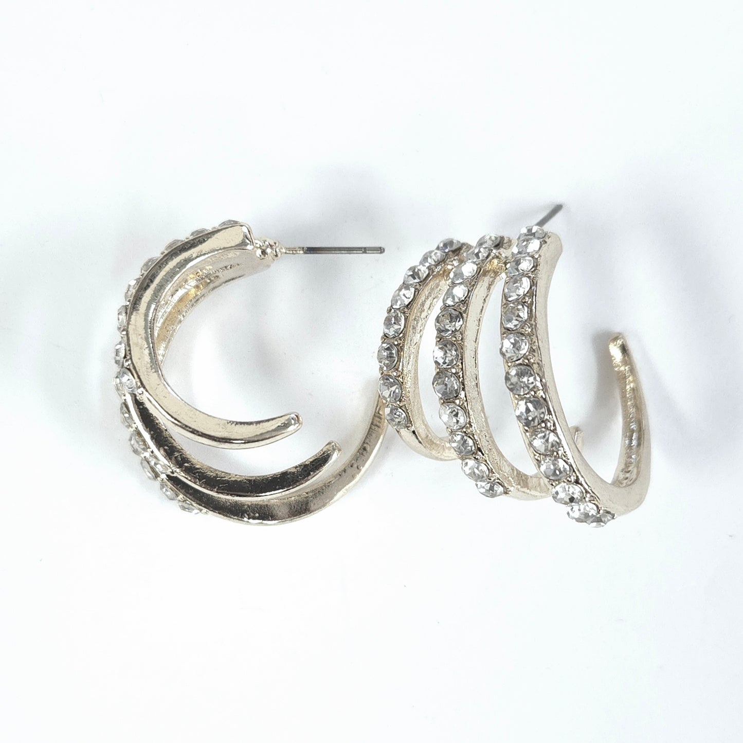 E1457 KE1050 Hoop Post Earrings