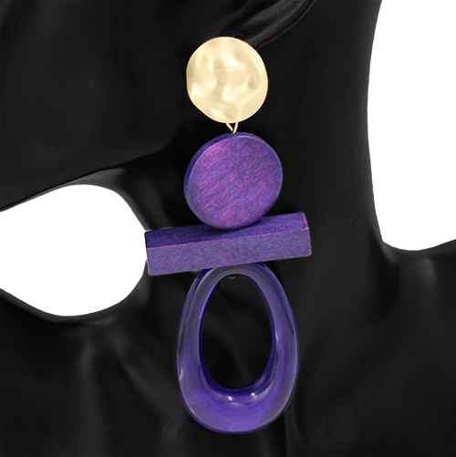 Layered Wood Earrings | E2506