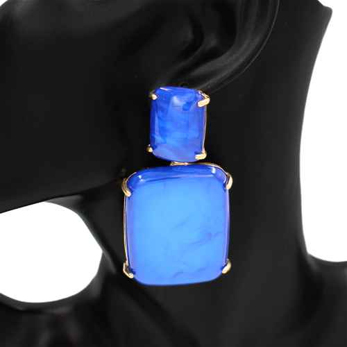E2550 | Bold Acrylic Drop Earrings | KE1117