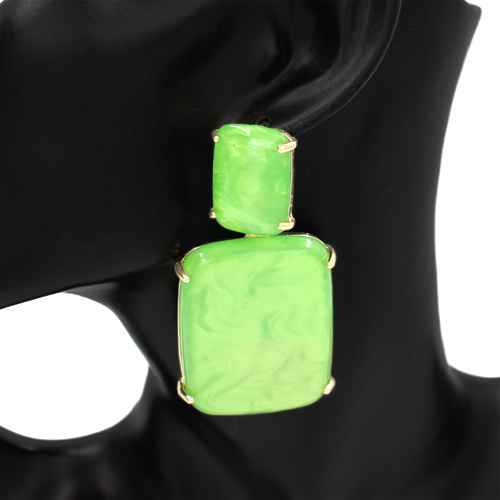 E2550 | Bold Acrylic Drop Earrings | KE1117