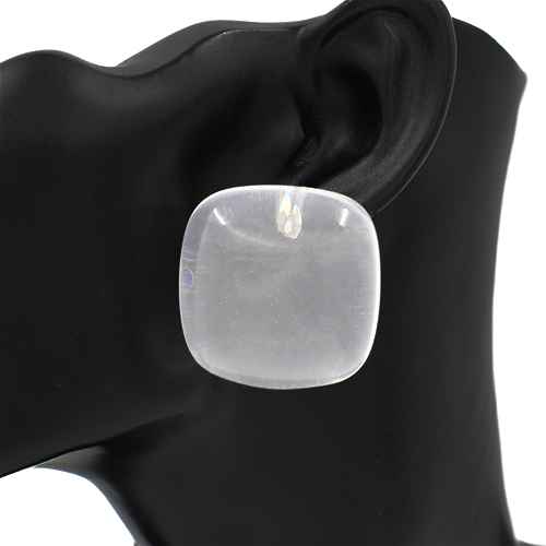 E2473 | Translucent Acrylic Stud Earrings | KE1136