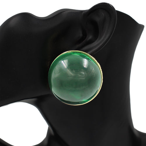 E2565 | Dome Acrylic Stud Earrings | KE1137